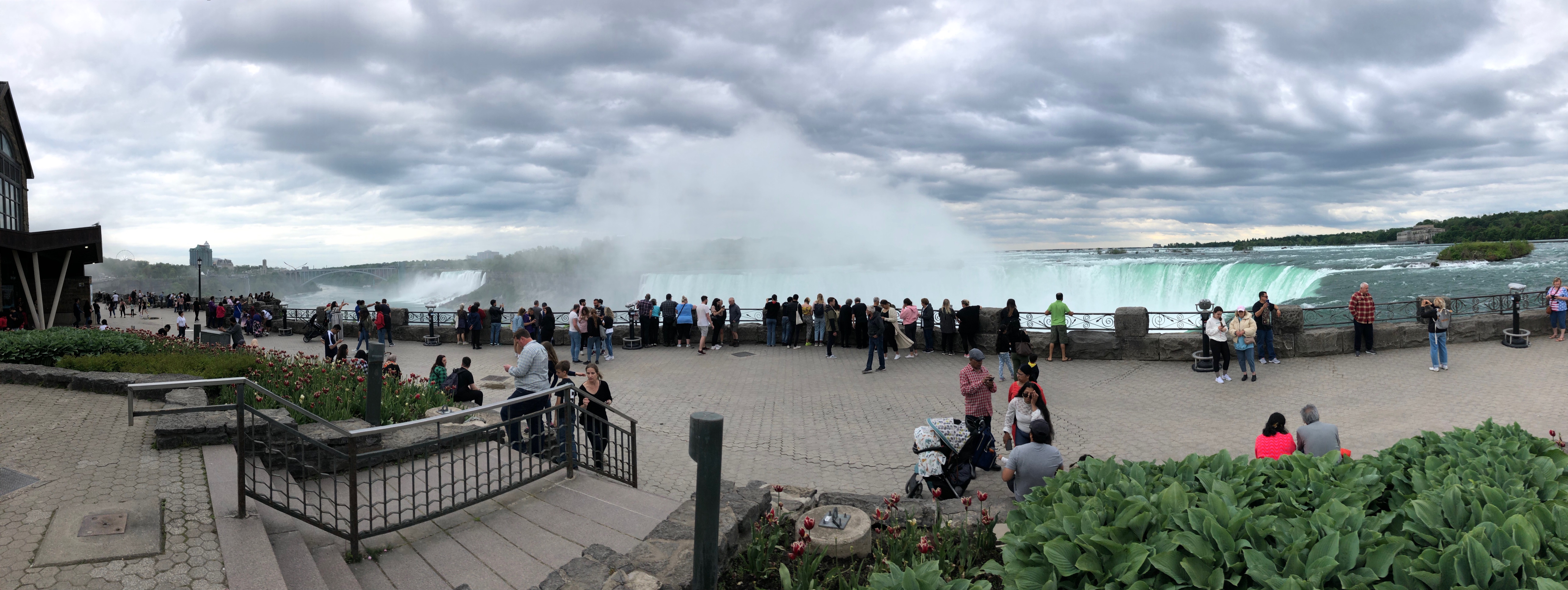 美加边境的尼亚加拉大瀑布,尼亚加拉瀑布加拿大视角