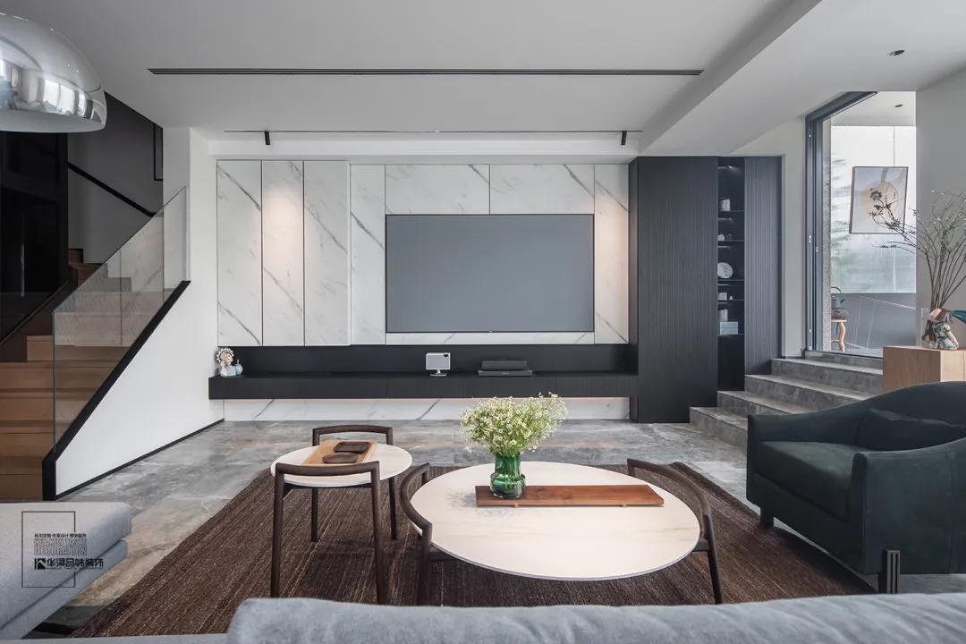 华浔装修中式,华浔现代轻奢别墅