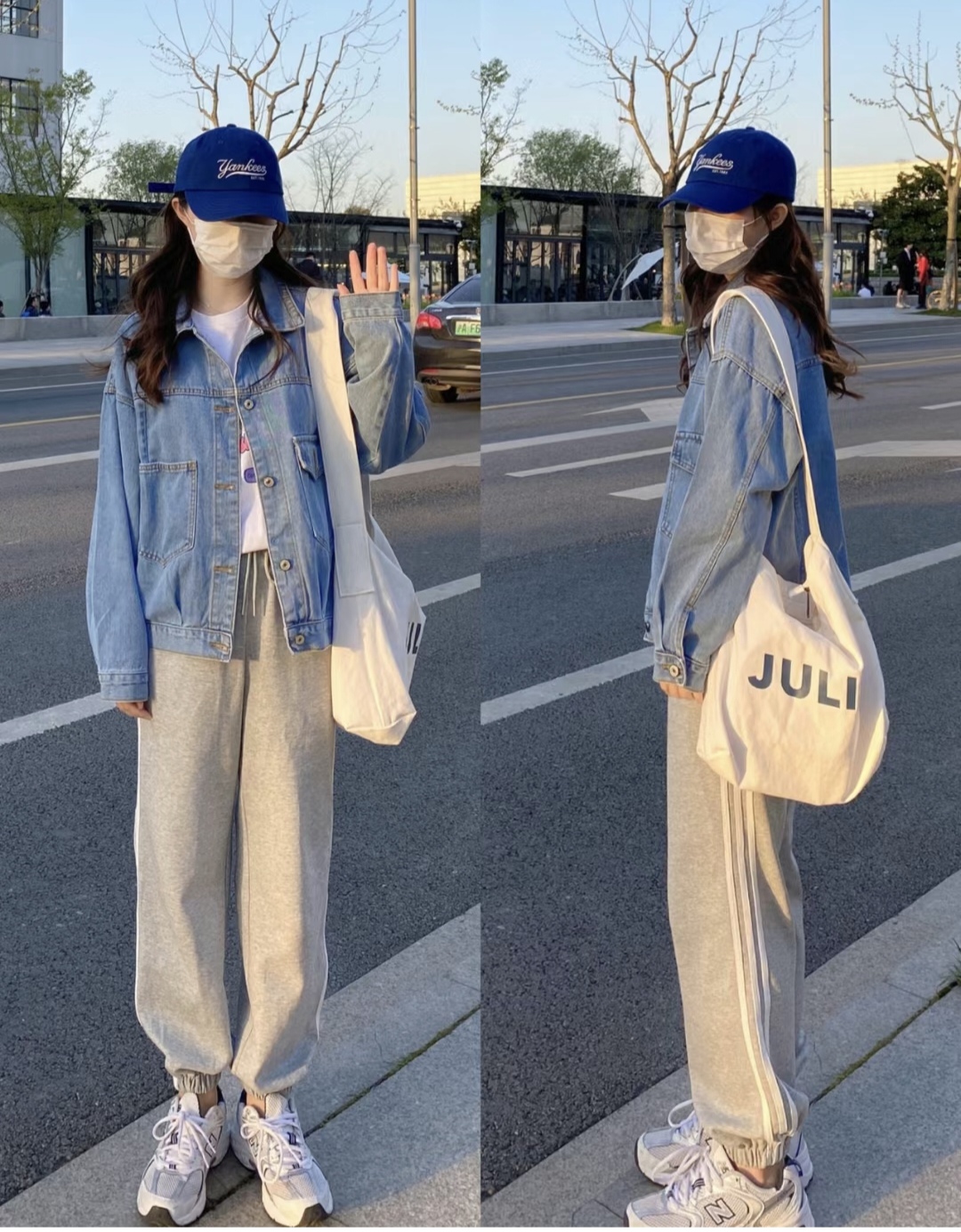 男装牛仔外套搭配什么裤子,牛仔外套搭配什么裤子好看