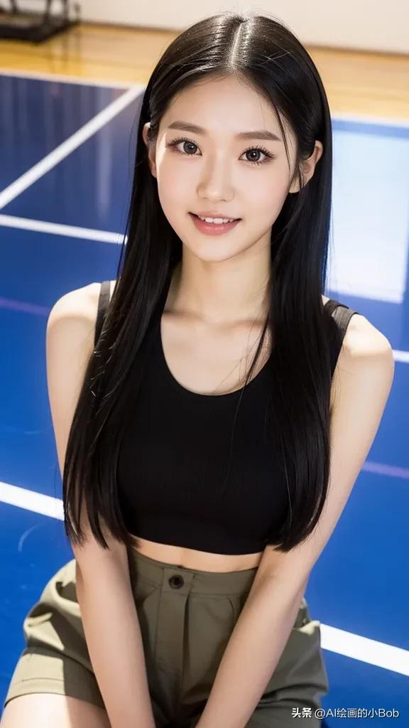 ai画打篮球女生图片,ai绘画女生打篮球教程