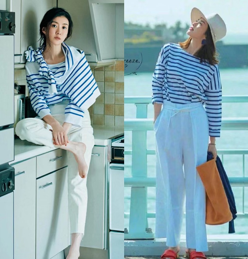 女人穿白裤子最漂亮,女人上了年纪就要穿成熟点