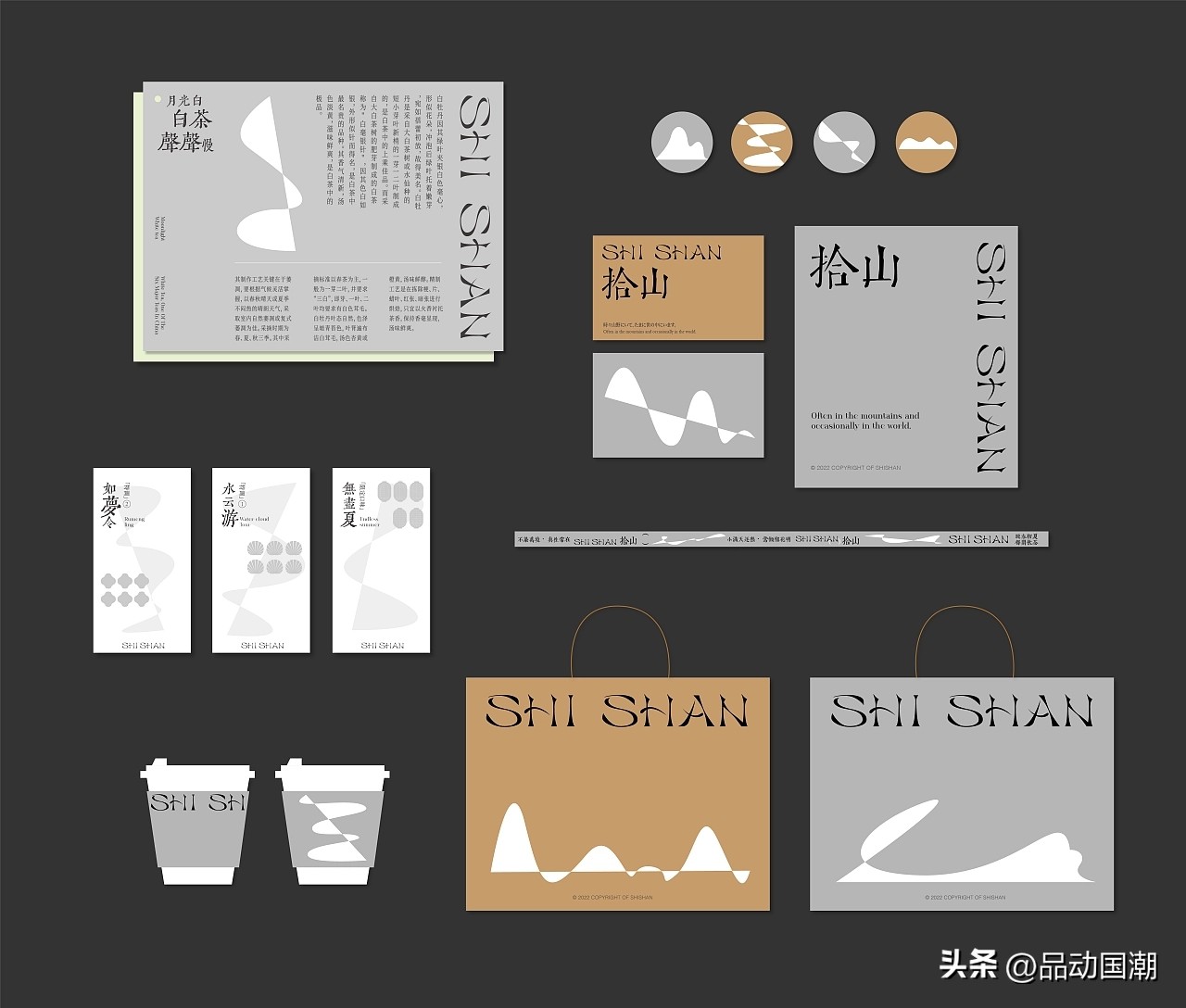 拾山纯茶现代化包装|国潮集