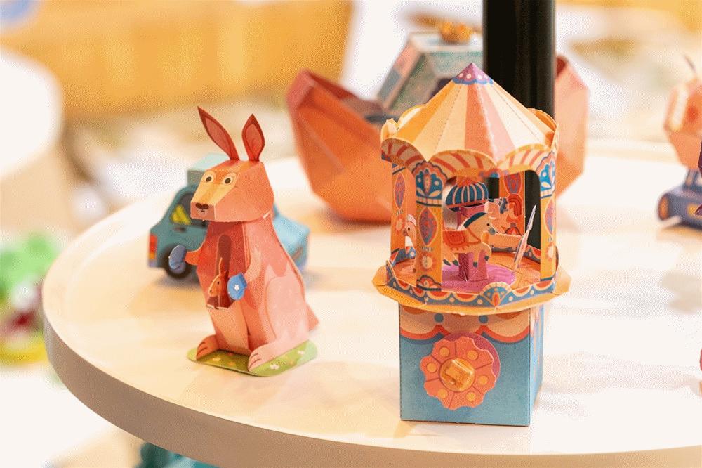 亲子纸板手工,亲子diy手工大赛