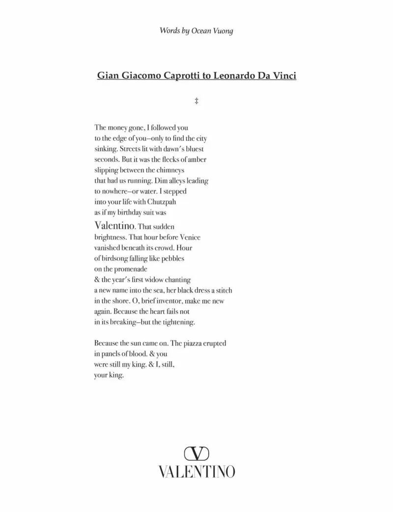 有关华伦天奴文案,穿上华伦天奴文案