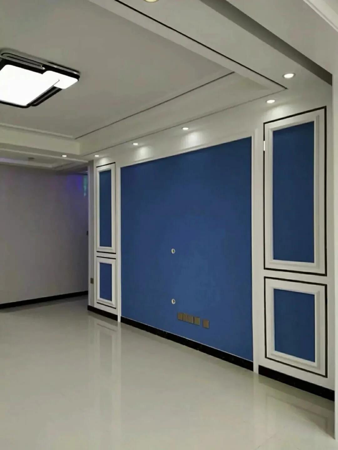 2019影视墙壁布效果图大全集,简约壁布影视墙图片大全集