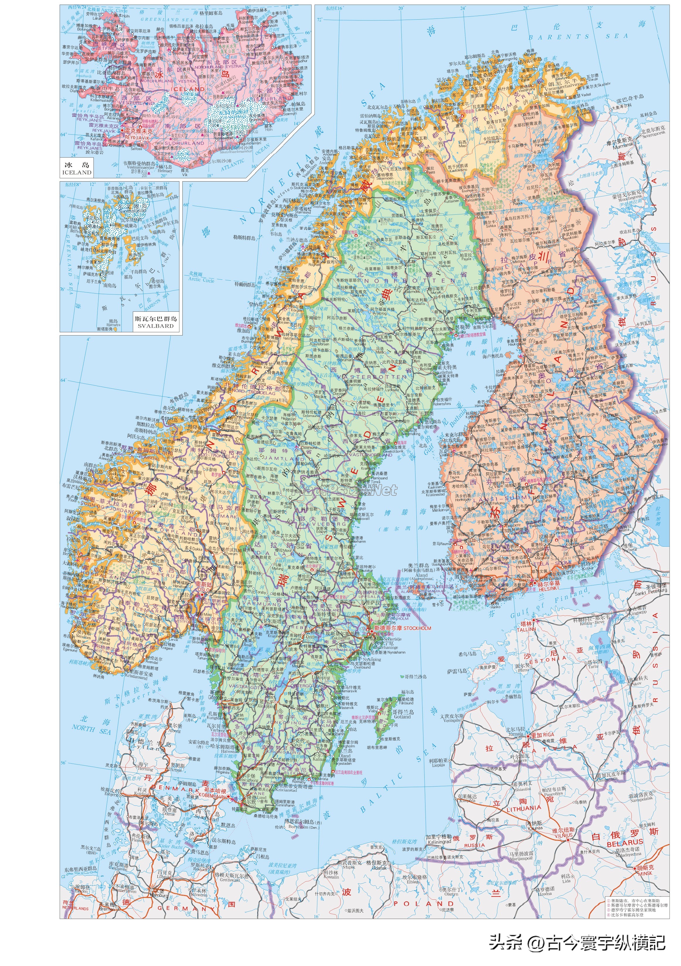 欧洲政区图高清全图,欧洲各国各时期版图