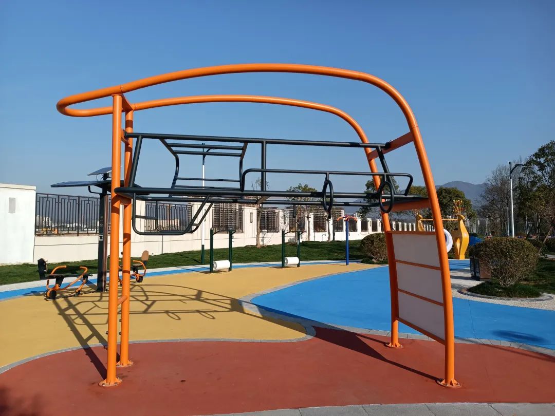 浦溪河公园健身步道,浦溪河体育公园运动打卡