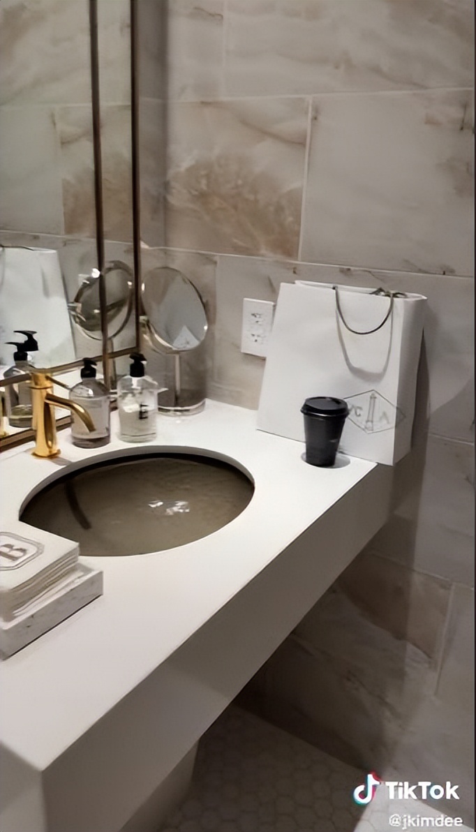 这姐们专门逛奢侈品店厕所火了！爱马仕厕所很拉垮，LV的最高级？