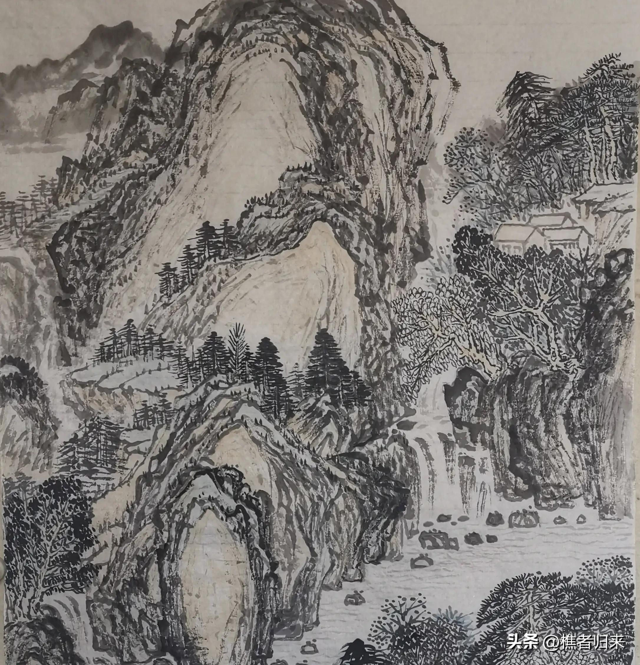 中国最好的十大传统山水画,中国传统水墨画山水画高清