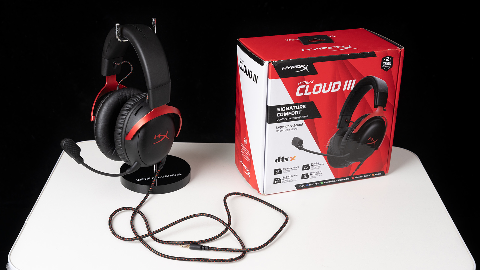 hyperx飓风3耳机听歌怎么样,无线版本hyperx飓风3游戏耳机