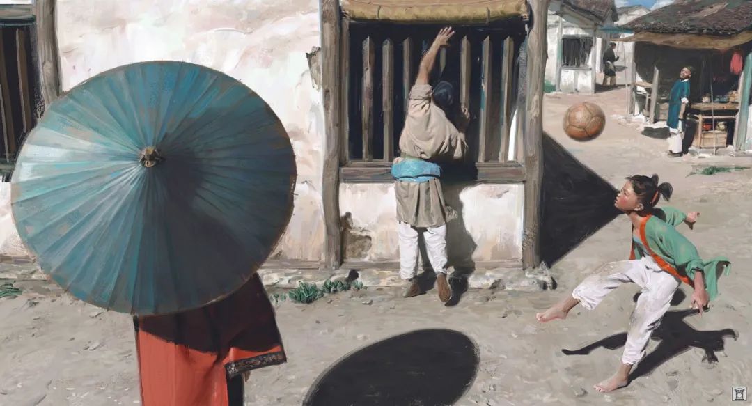 内蒙古校尉,宋代宫廷油画作品欣赏