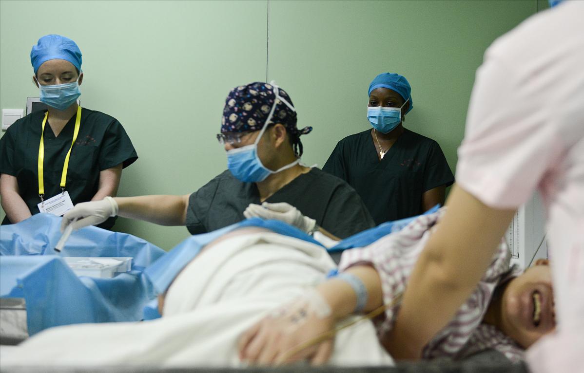 生孩子用的穿刺针,穿刺针透过羊膜腔扎到宝宝怎么办