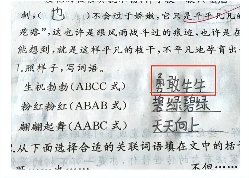 “我真的是栓Q”，小学生把网络用语写进作文，老师看后直呼头疼
