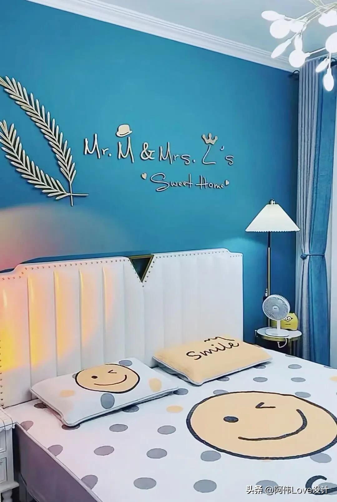 卧室刷墙颜色搭配,立邦漆卧室颜色搭配