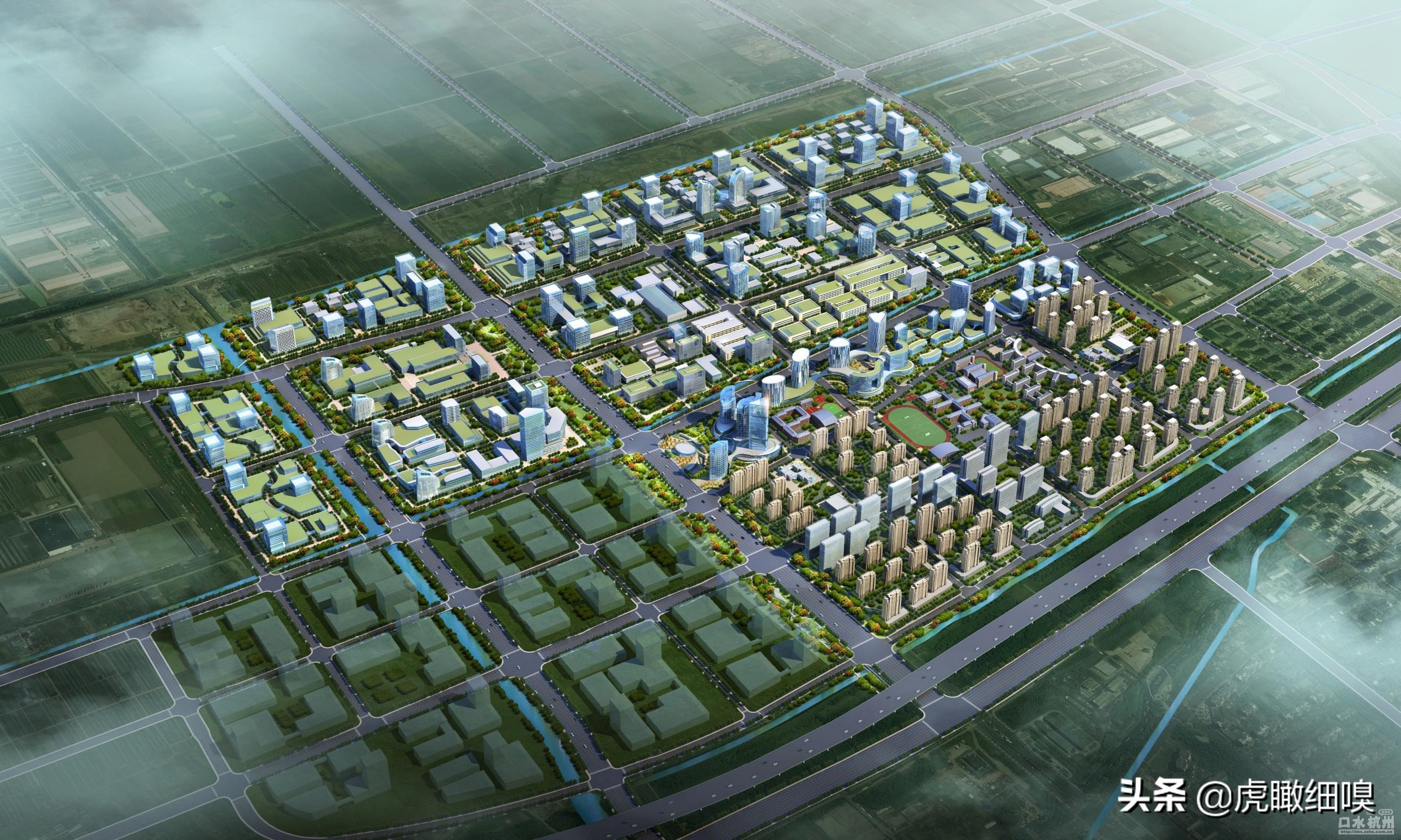 下沙大学城北230米大楼规划,杭州大学城北未来可期