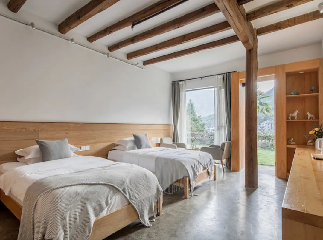 莫干山民宿泡温泉,莫干山温泉雪景民宿