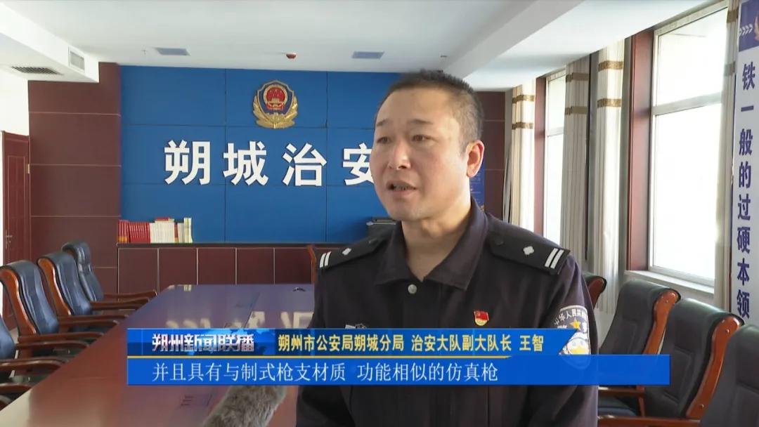 玩具店售卖仿真枪朔城警方依法收缴