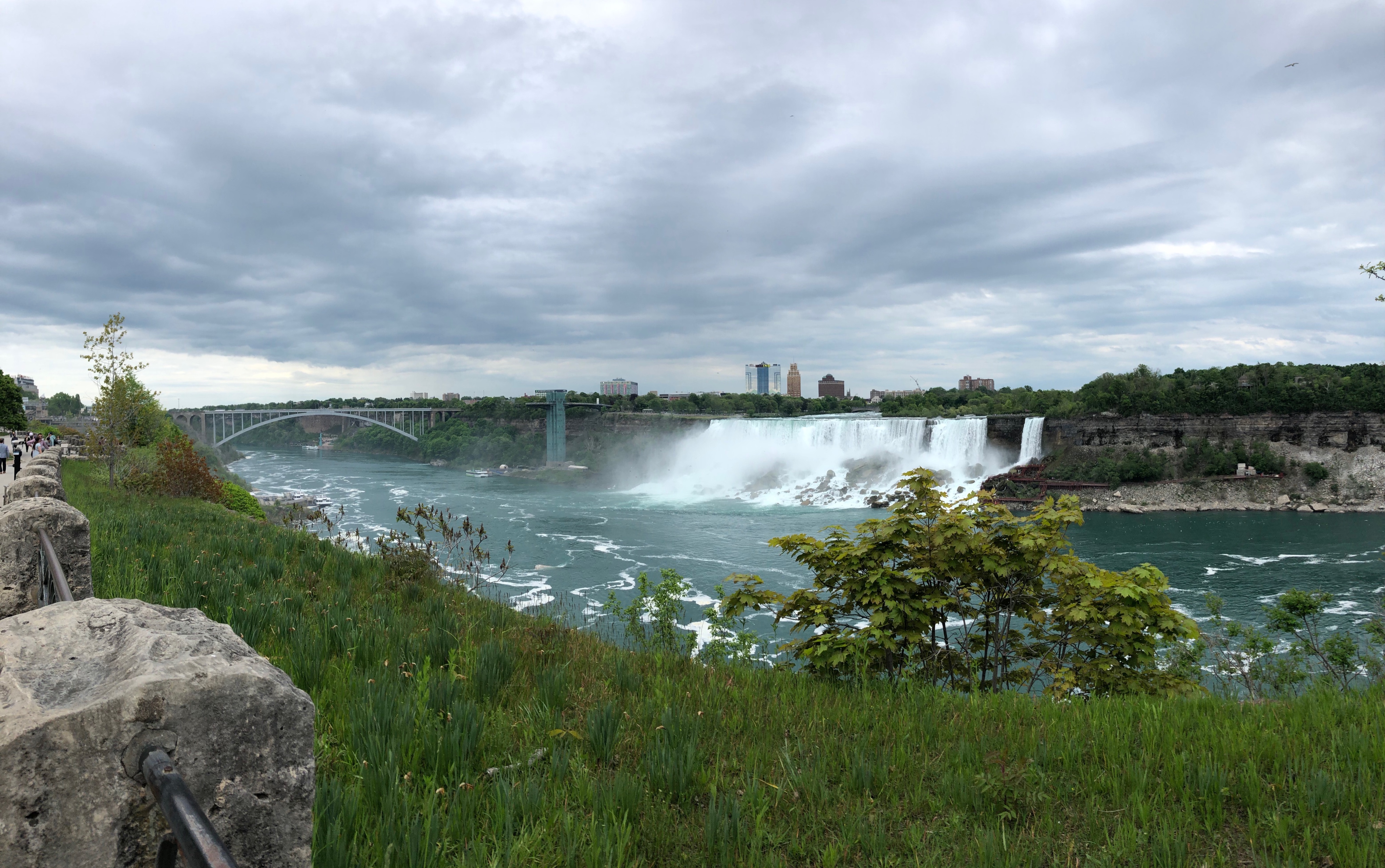 美加边境的尼亚加拉大瀑布,尼亚加拉瀑布加拿大视角