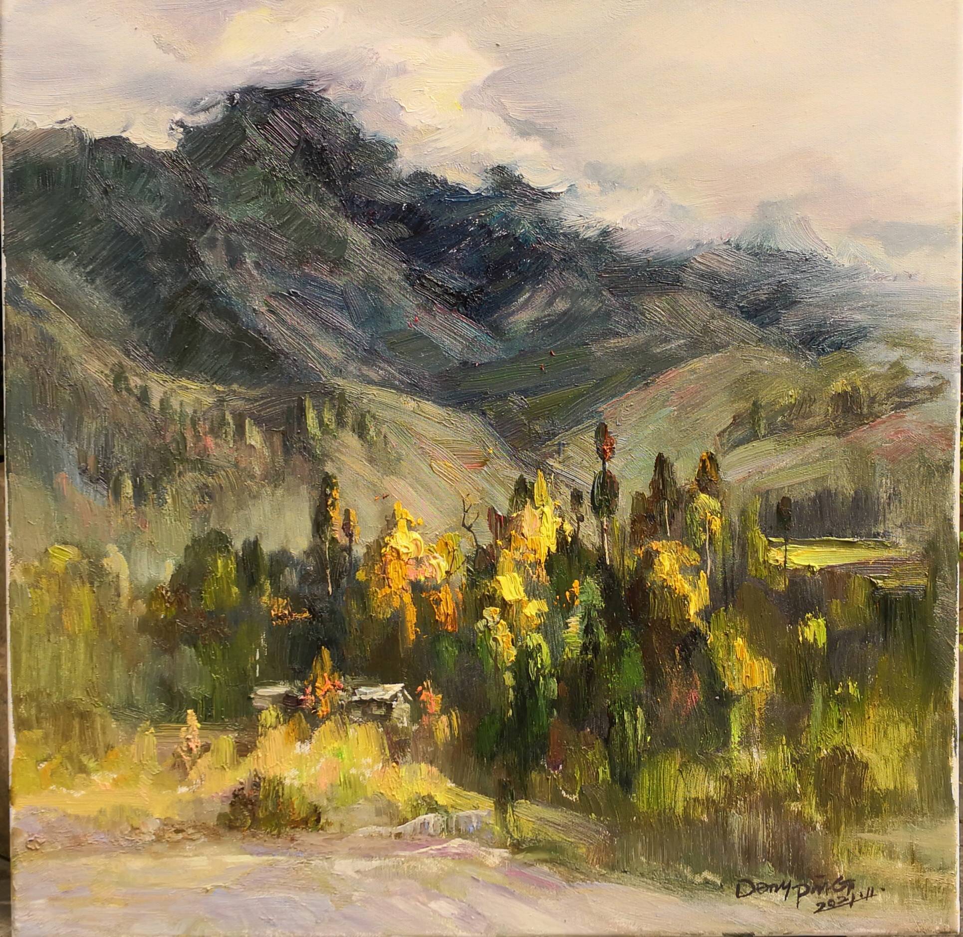 邓湘伟油画作品欣赏,夏卫平油画作品欣赏