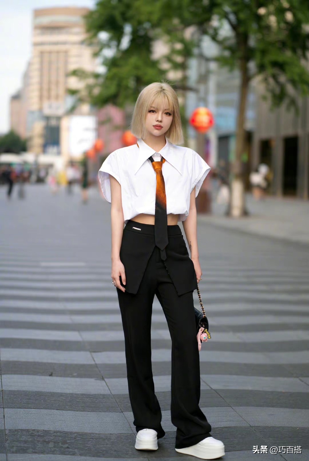 黑白配才是今冬最高级的打扮,黑白配日常