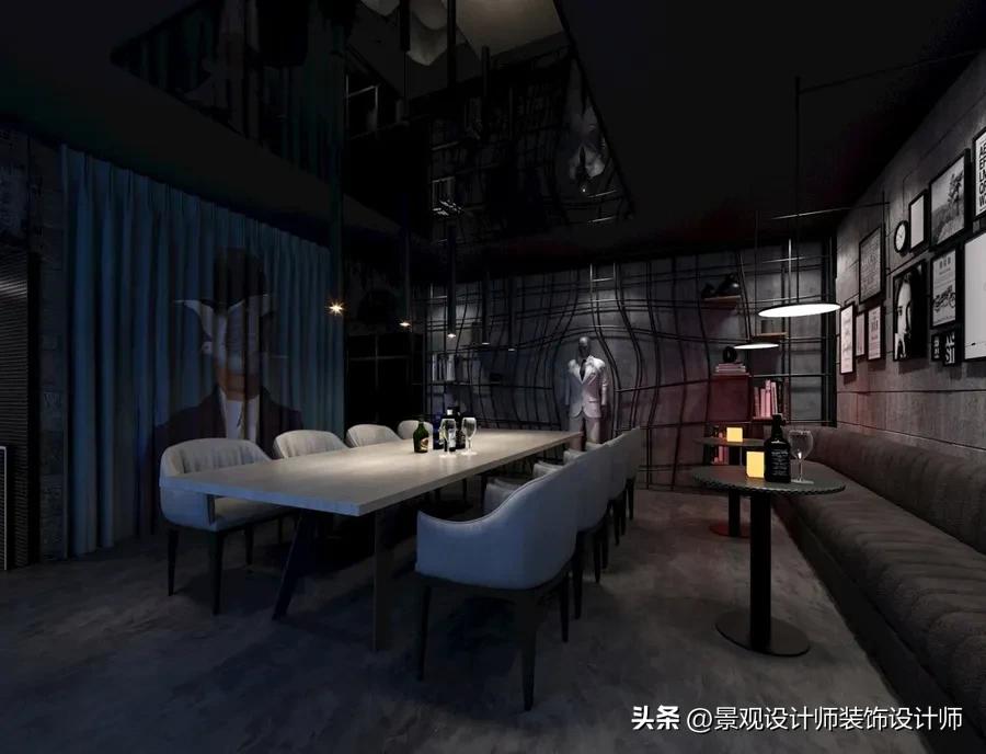 静吧酒吧装修,酒吧俱乐部设计效果图