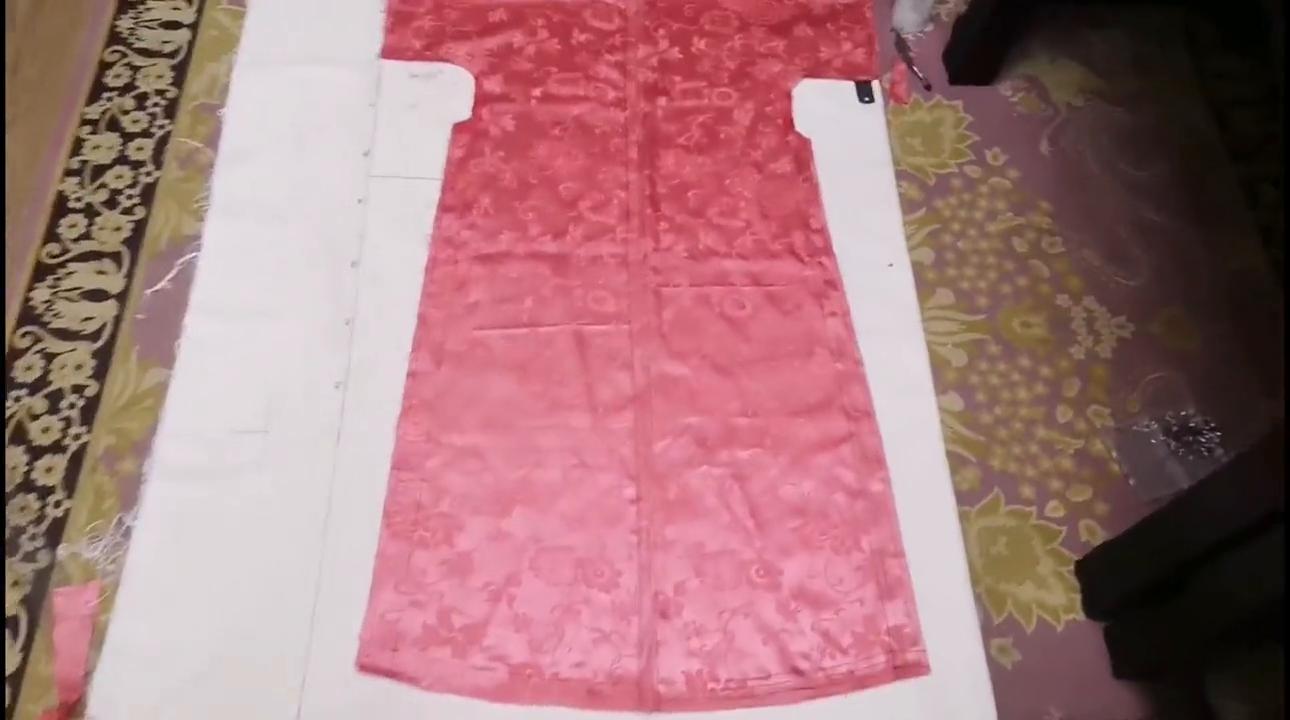 旗袍后期教程,旗袍全开偏襟的缝制方法视频