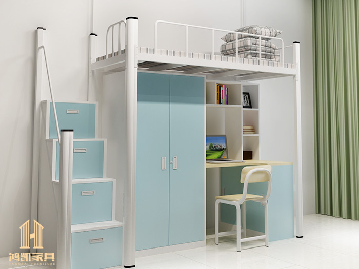 鸿凯家具新款卡扣公寓床