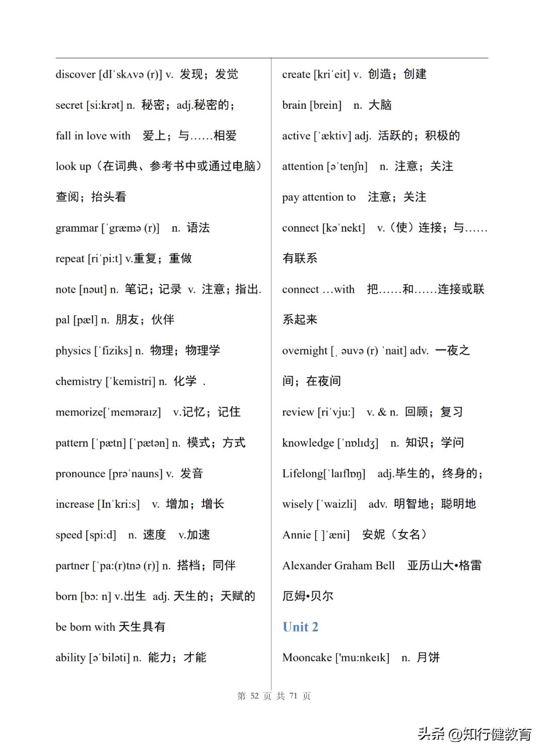 初中英语单词表人教版全套八年级,初三英语单词表全一册笔记