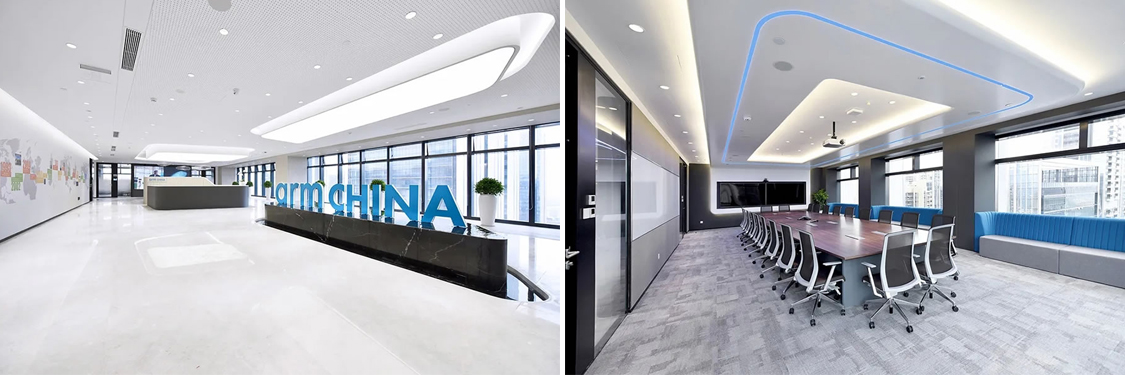 简洁it办公室装修设计,arm办公室装修