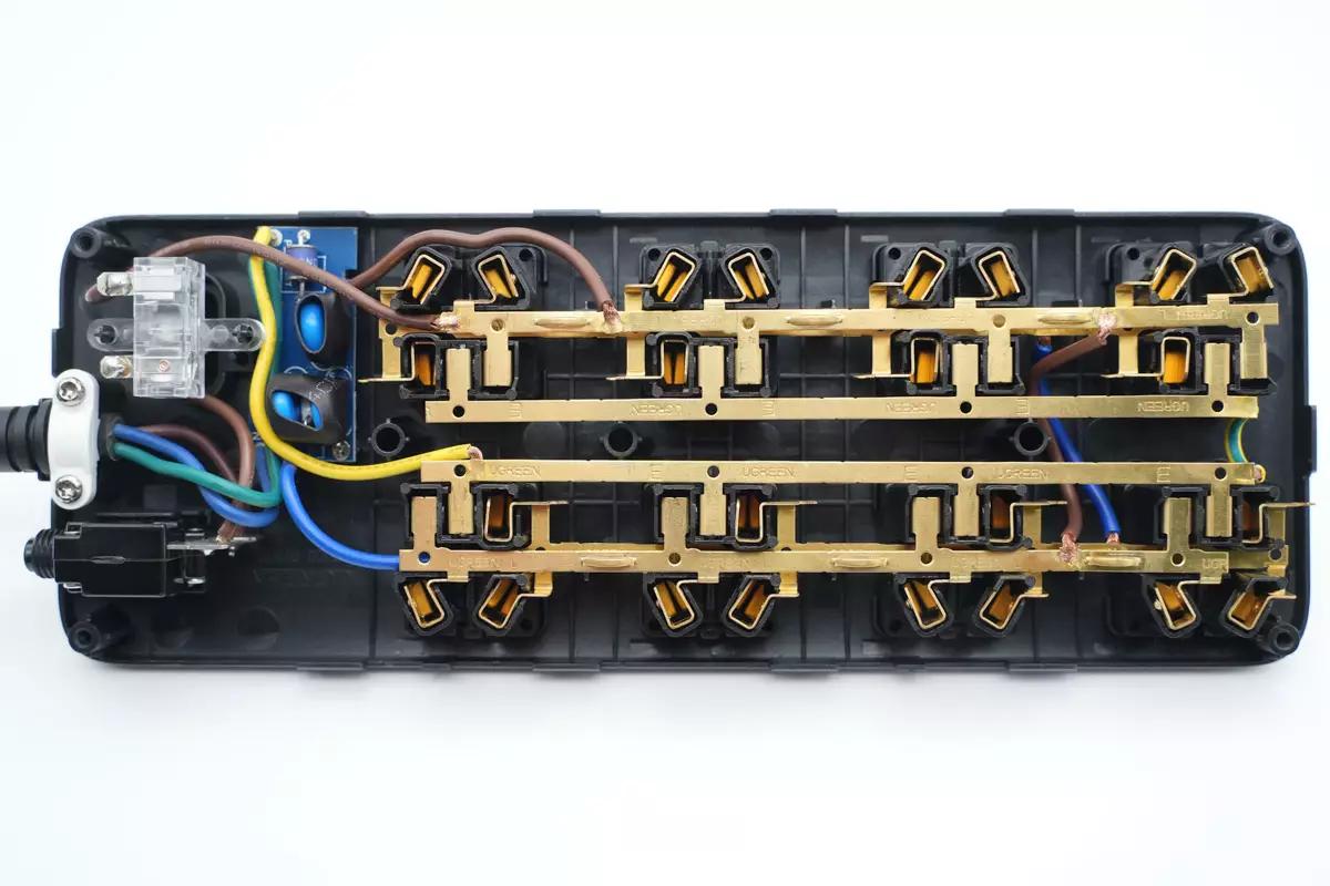 防雷插座拆解,插座10位绿联
