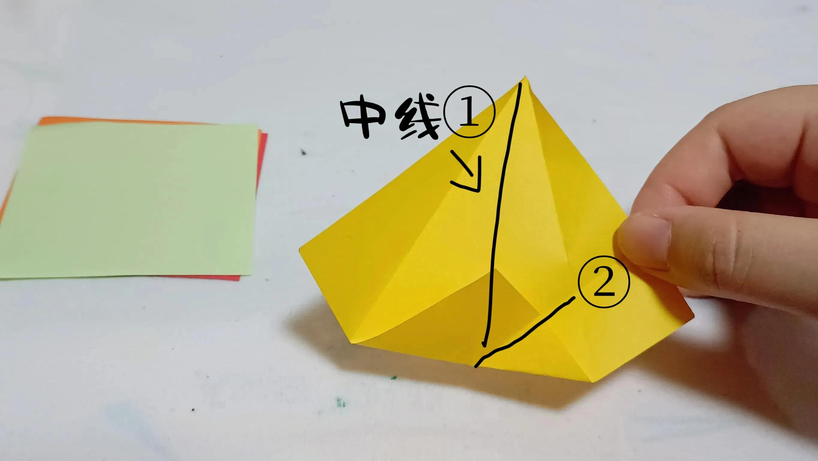 亲子手工折纸叶子,手工折纸幼儿园枫叶