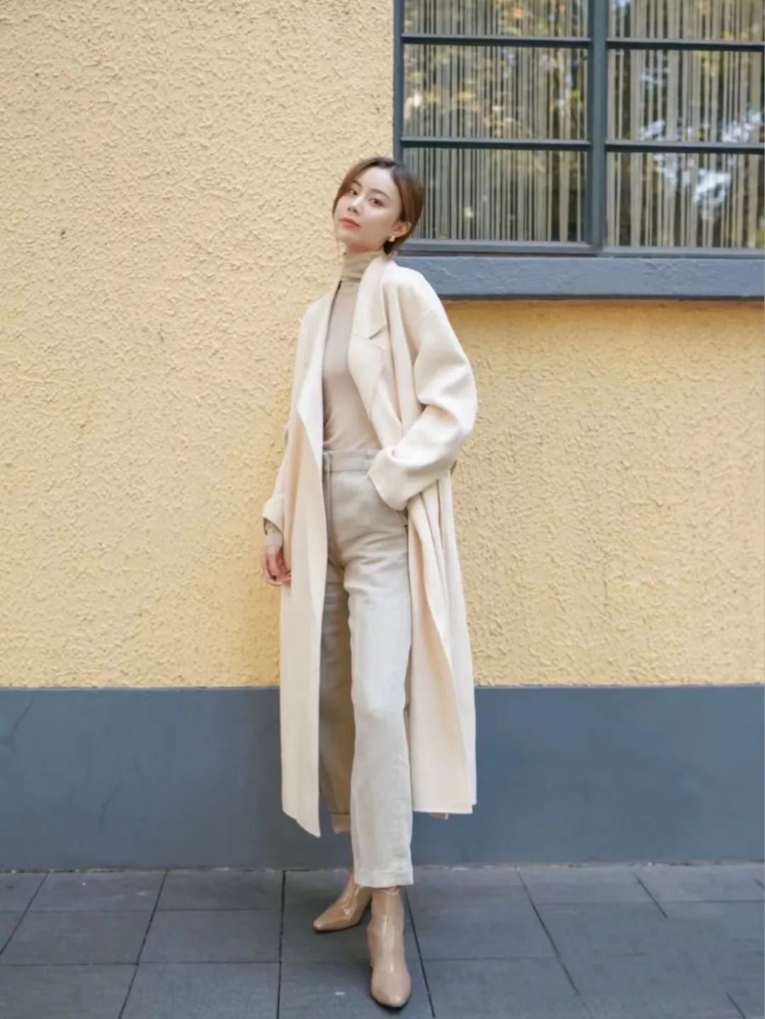 显瘦垂感阔腿慵懒风裤,阔腿裤垂坠感显腿细牛仔裤