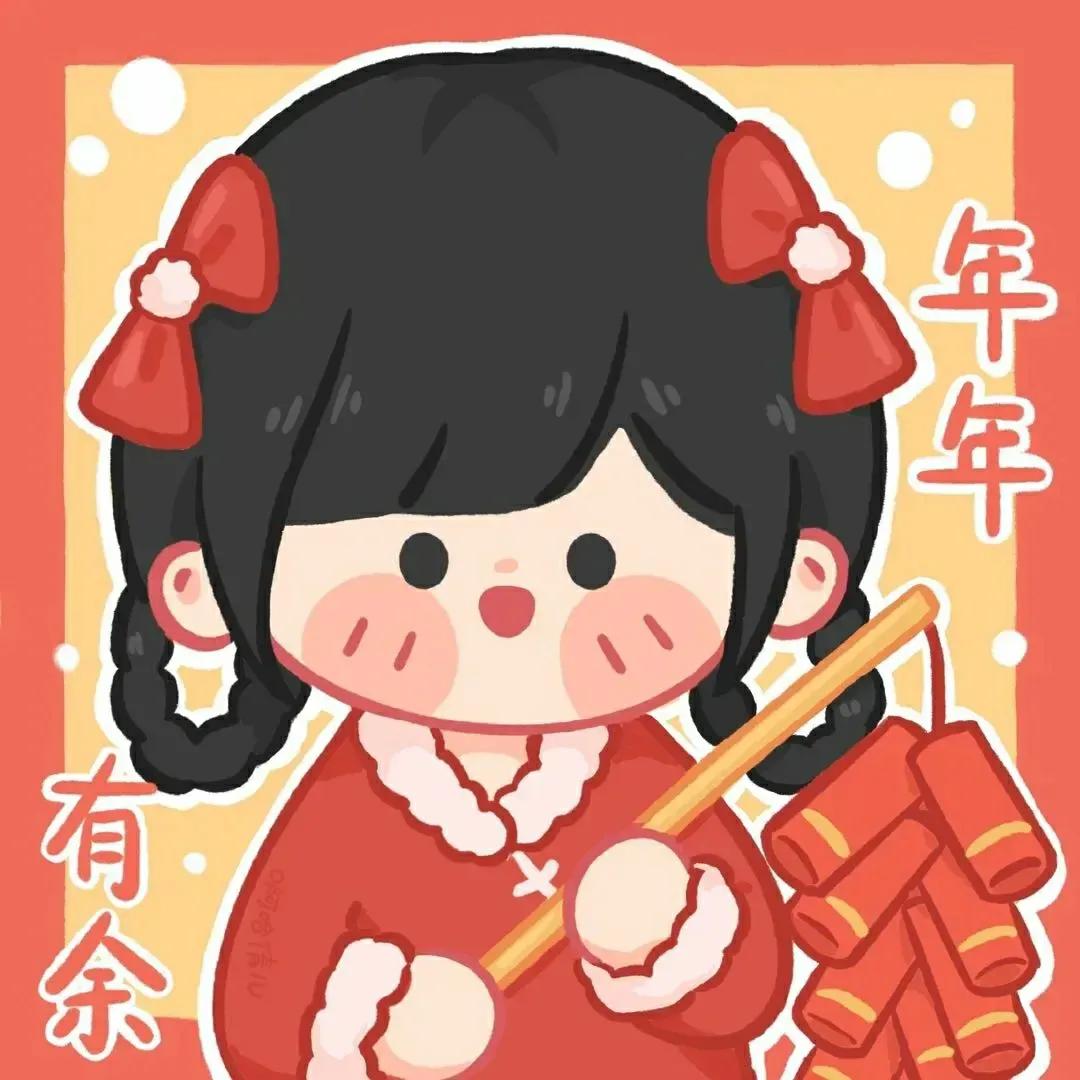 闺蜜跨年头像动漫一人一个,跨年头像女生闺蜜动漫