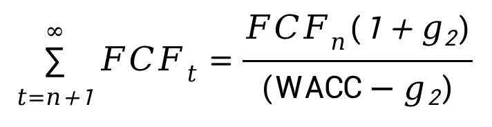 折现现金流估值法公式解析,自由现金流贴现和dcf估值