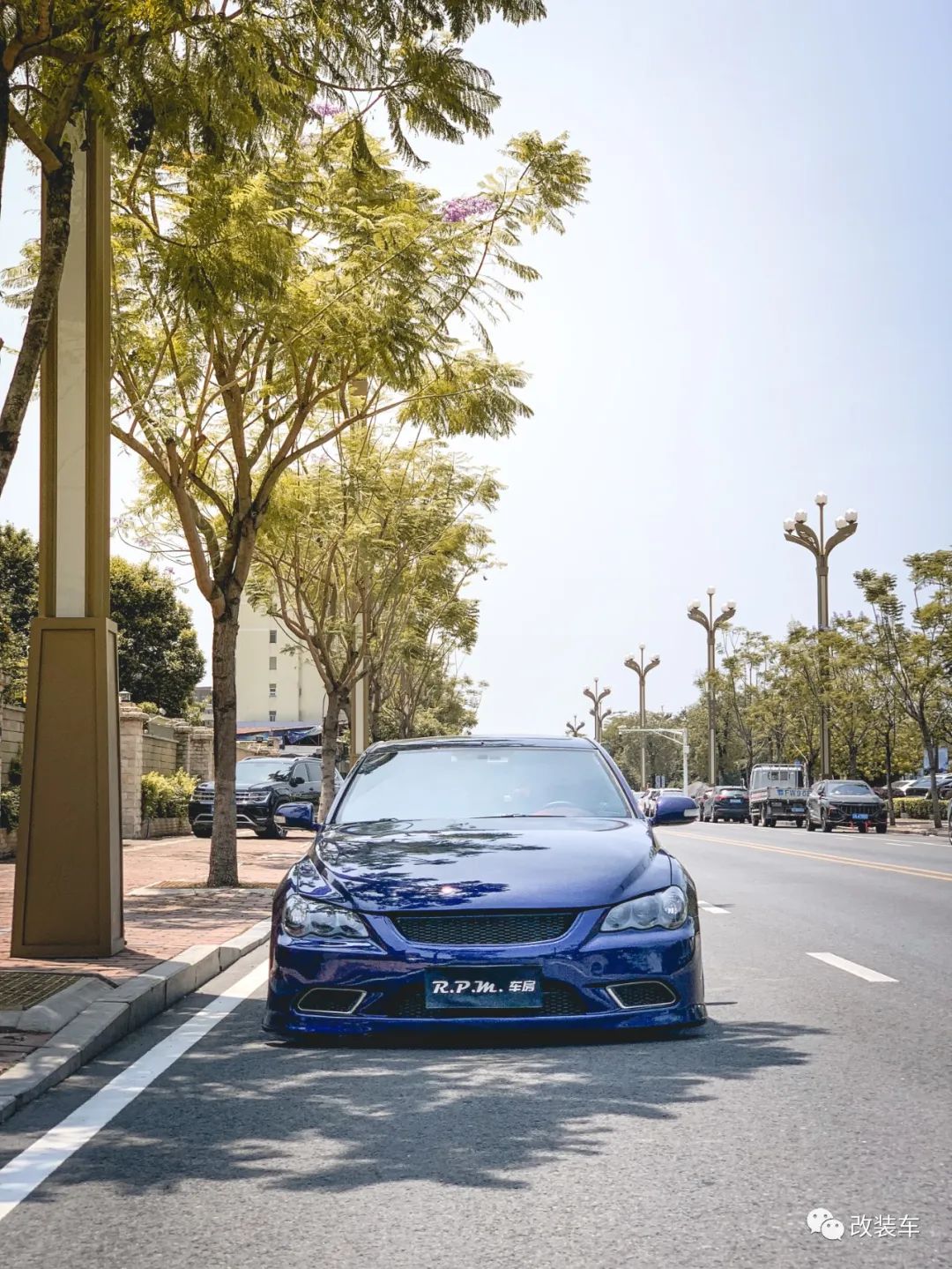 气动宽体丰田锐志,气动宽体姿态