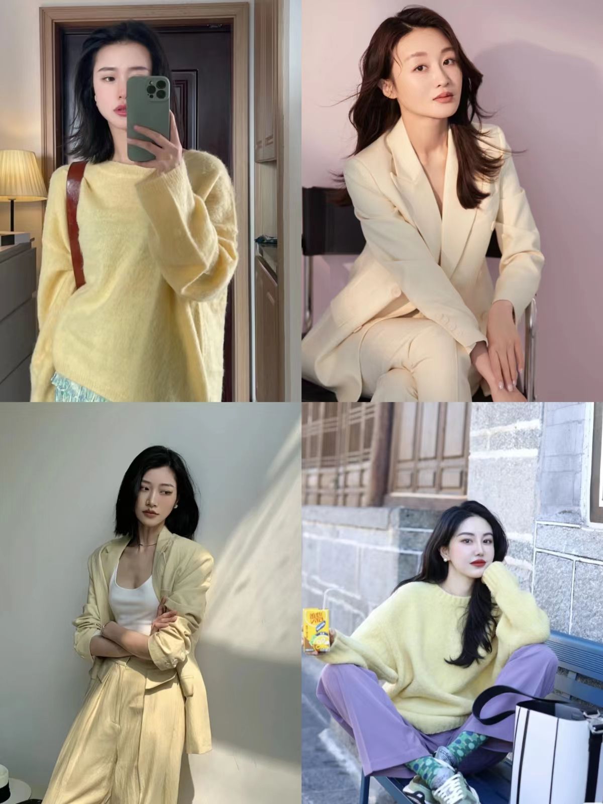 时髦小姐姐教你温柔风穿搭,超实用时尚的同色系穿搭