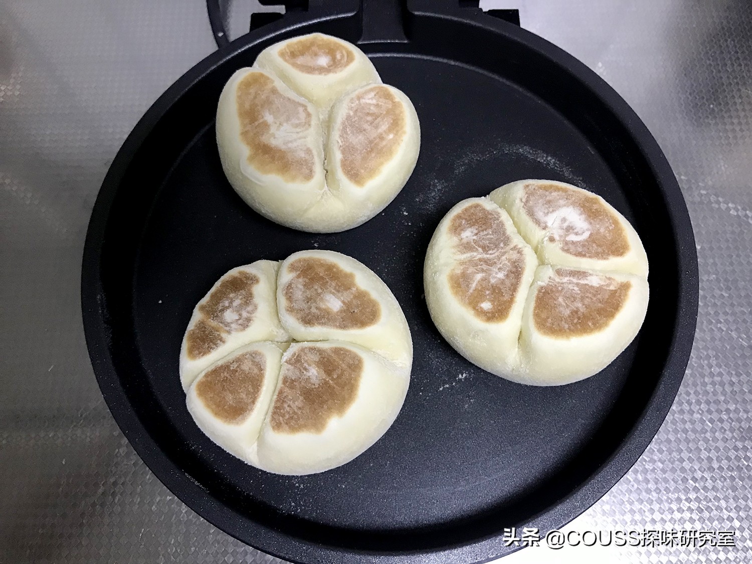 奶香棉花杯开花馒头,奶香开花馒头做法