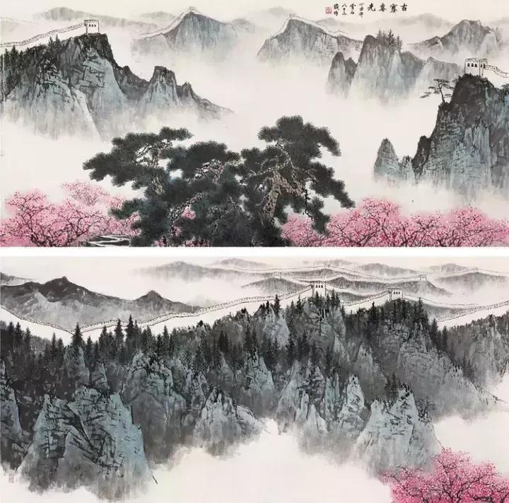 名家余玉奇山水画精品欣赏,画川江山水画名家