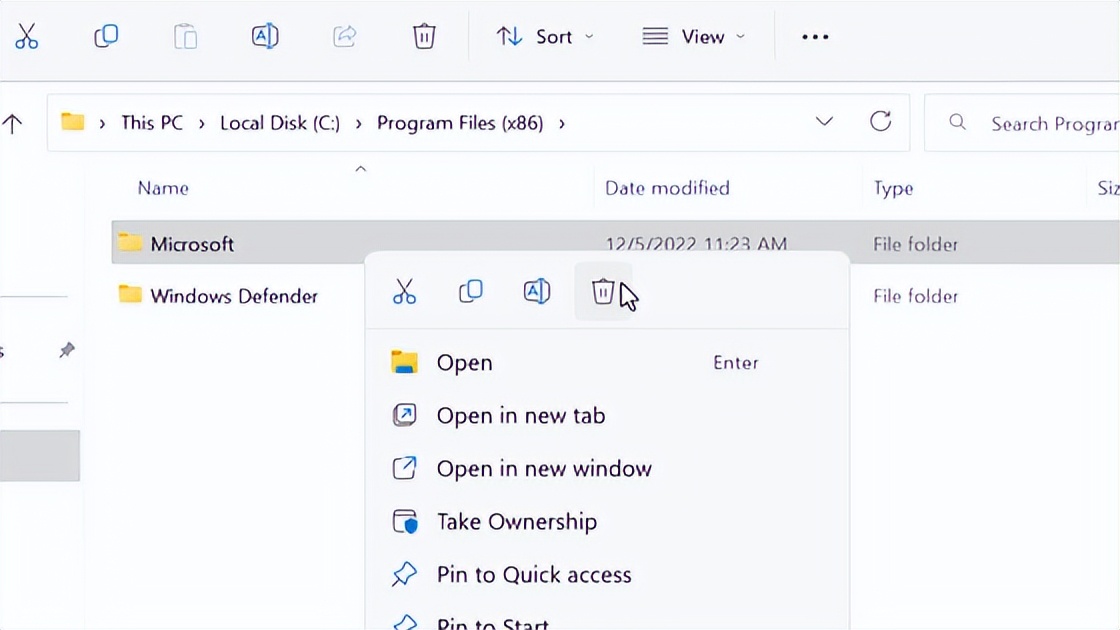 win11programfiles能删除吗,windows11删除我的程序文件夹