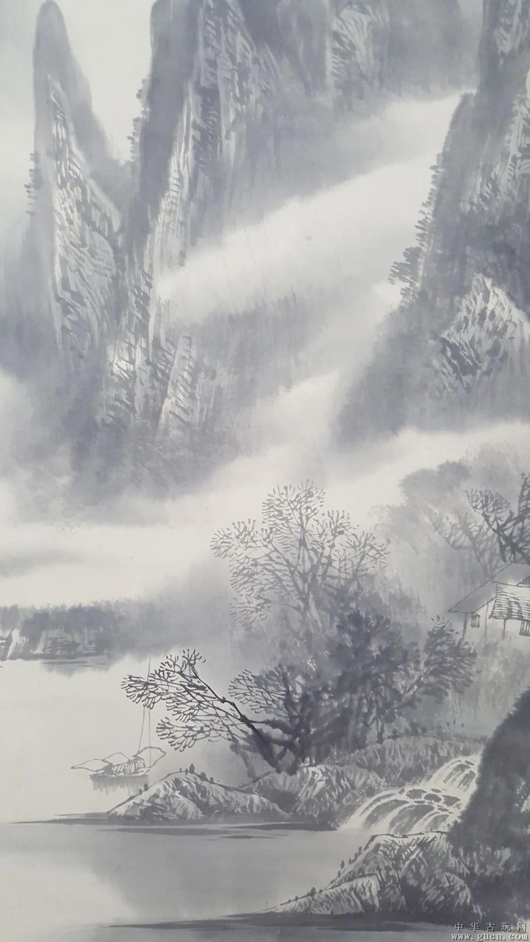 水墨画图片壁纸,手绘壁纸唯美意境水墨