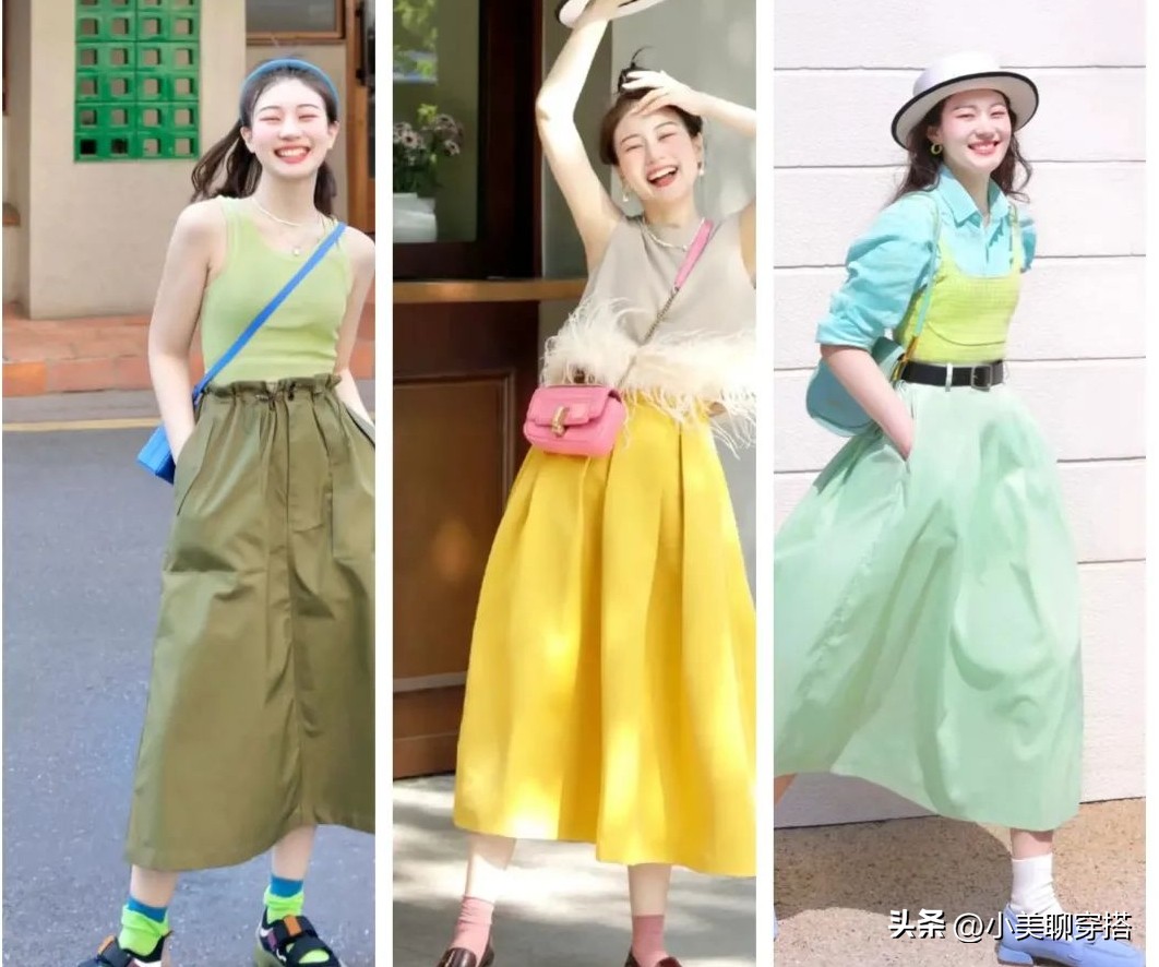 马卡龙系列高级感配色,马克龙穿衣搭配图