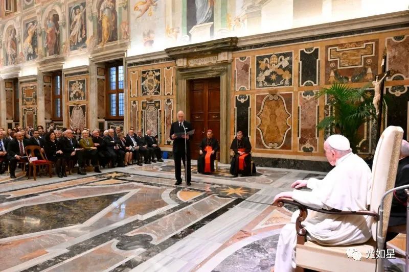 教皇于梵蒂冈会见世界犹太人大会领袖代表