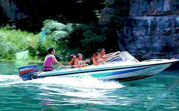 因为暴雨被淹的旅游景区,被暴雨破坏的景区