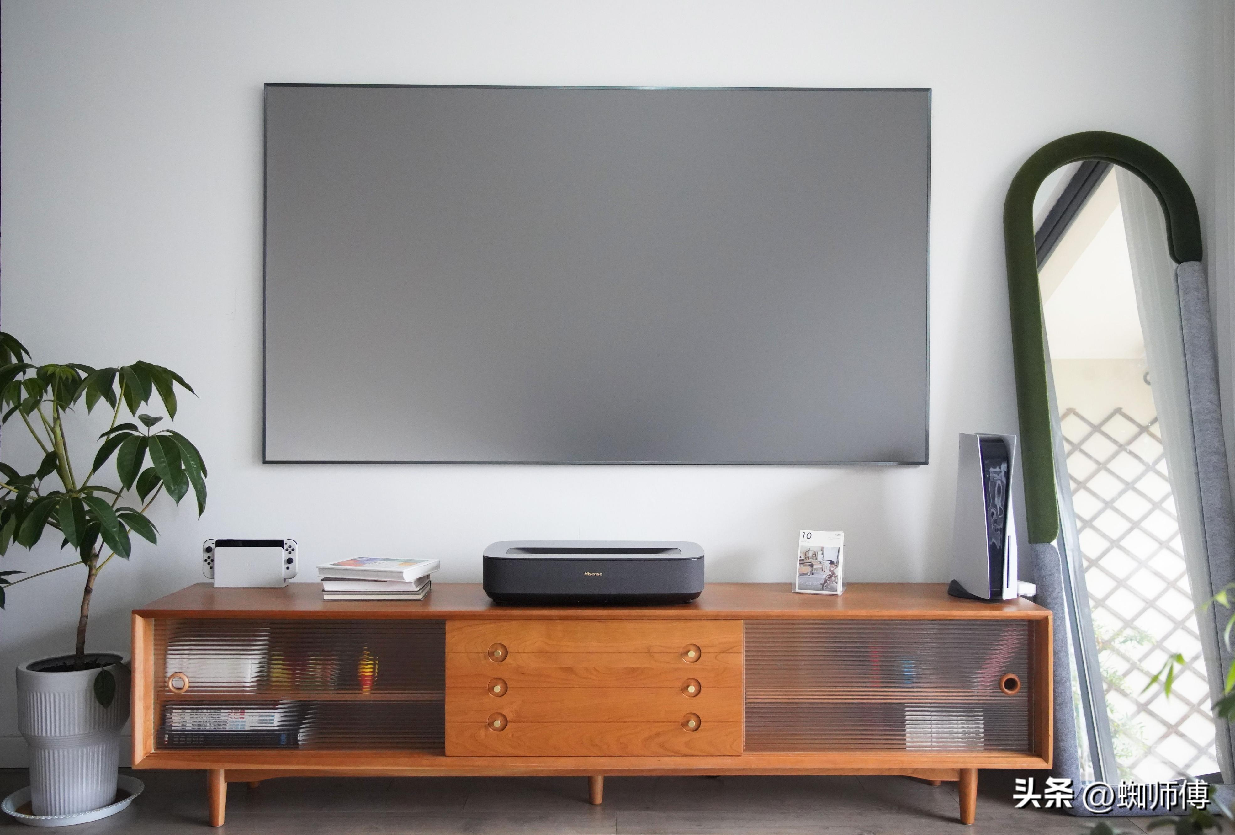 大屏幕护眼电视,海信激光电视80d9h80英寸测评