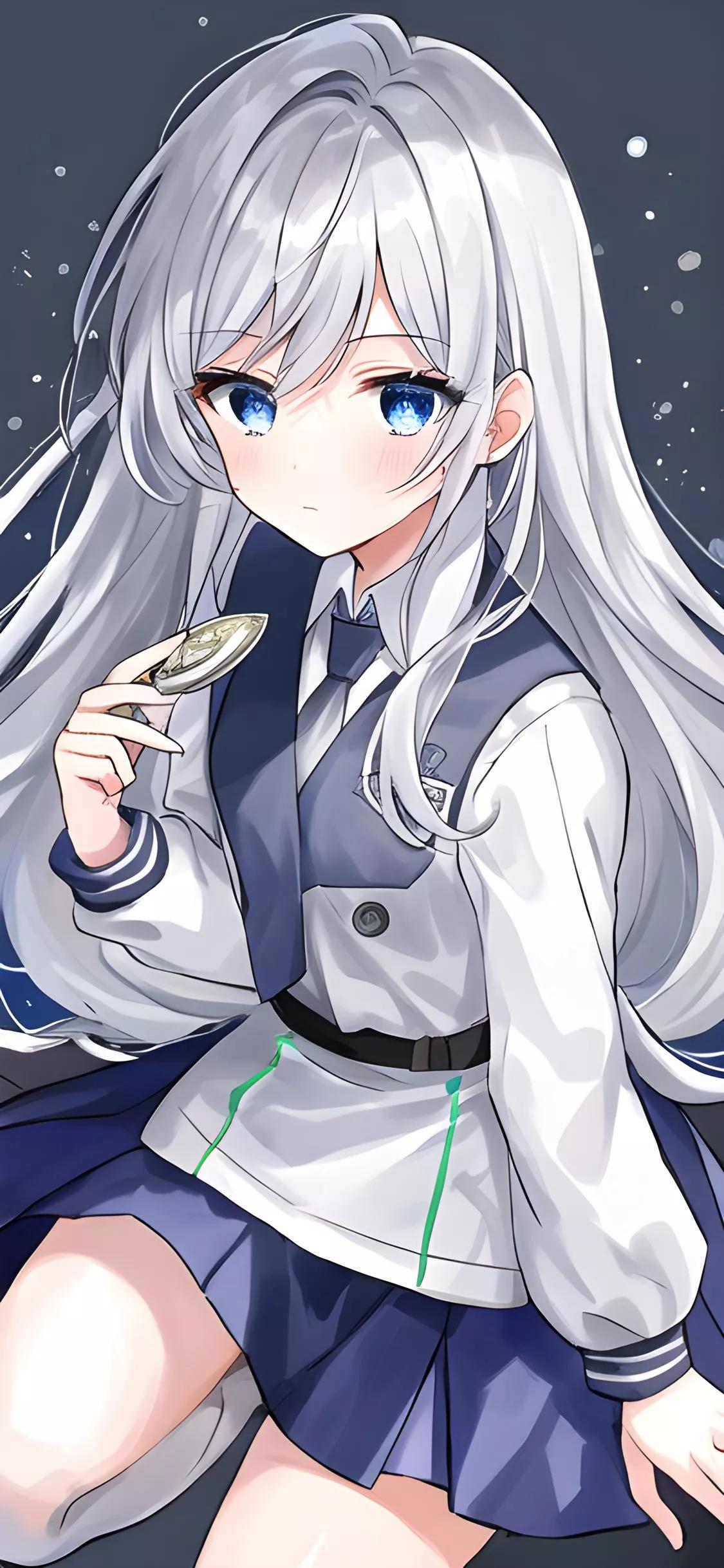 ai壁纸校服,学院风洋气衬衫儿童画