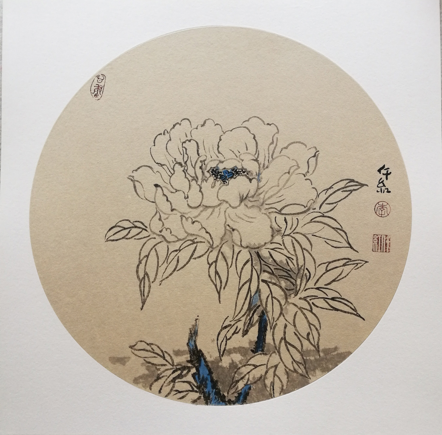 福虎迎春儿童画作品说明,福虎迎春吉祥如意