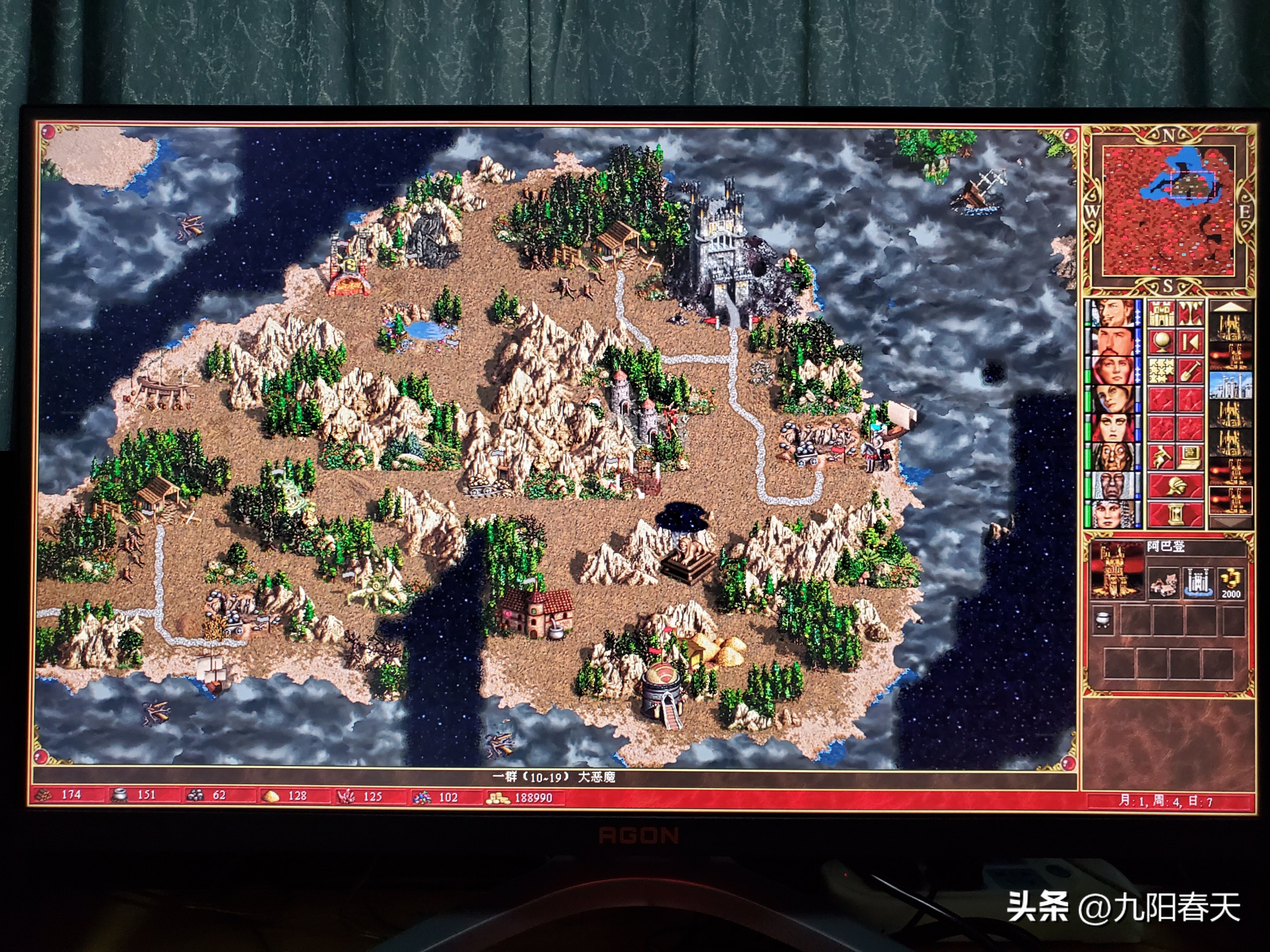 英雄无敌3自创征服地狱风云攻略,英雄无敌3攻略历代记暗黑使命