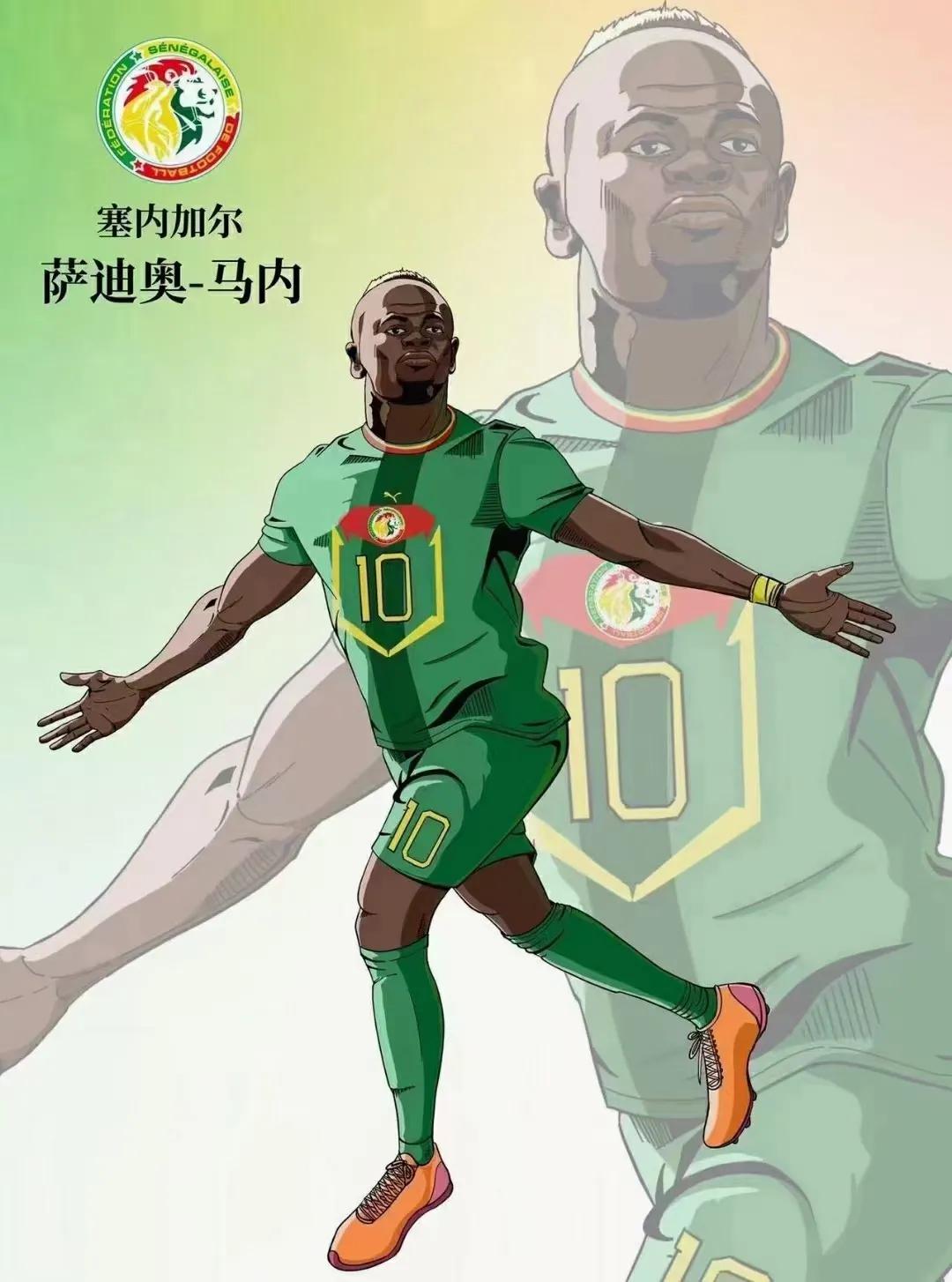 世界杯球星漫画图片,世界杯最佳球员插画