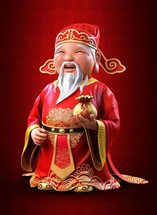 斑布猫财神到壁纸,财神到图片大全高清壁纸