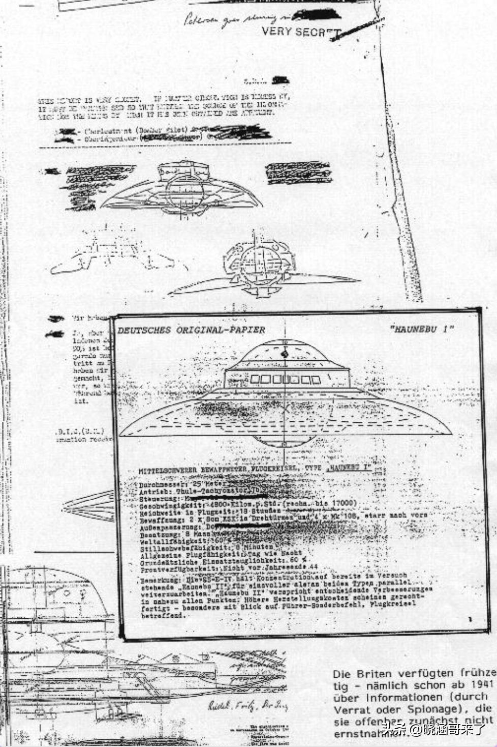 二战德国科幻片黑科技,二战圆盘飞行器